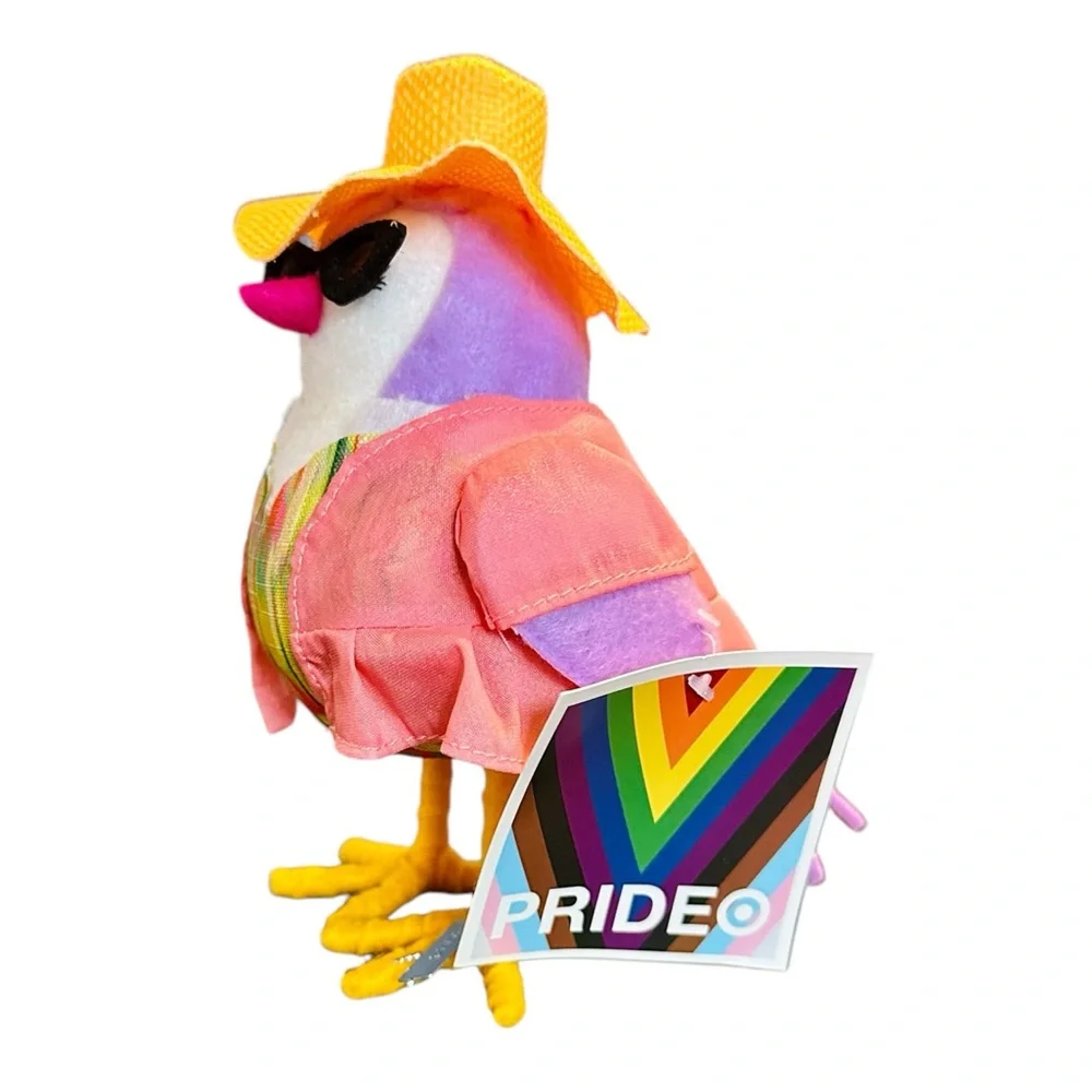 NWT Beach Target Featherly Friends Pride LGBTQ+ Summer Poolside Fabric Bird